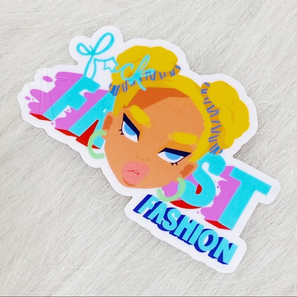 STICKER BUNDLE, SCREAM KITTY ghostface x hello kitty + ANTI FAST FASHION - LYUU - Picture 2 of 5